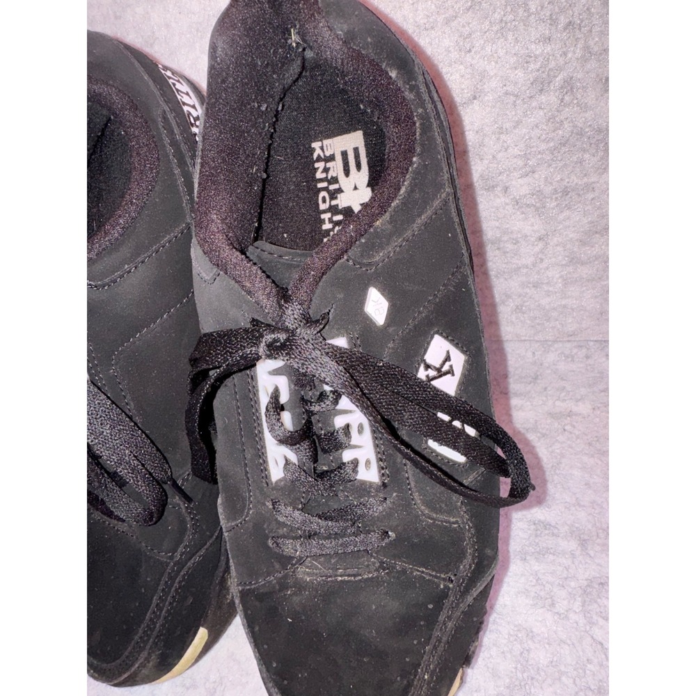 British Knights BK Mens Black Lace Up Sneakers Skate Shoes 10 BMNETD-063 - Picture 2 of 6